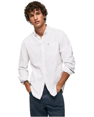 Pepe Jeans Casual Shirts - White