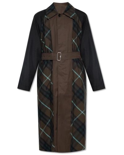 Burberry Coats > belted coats - Noir