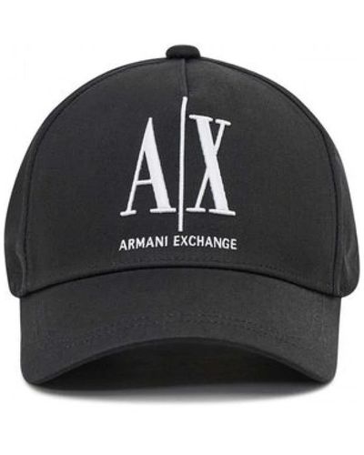 Armani Exchange Caps - Black