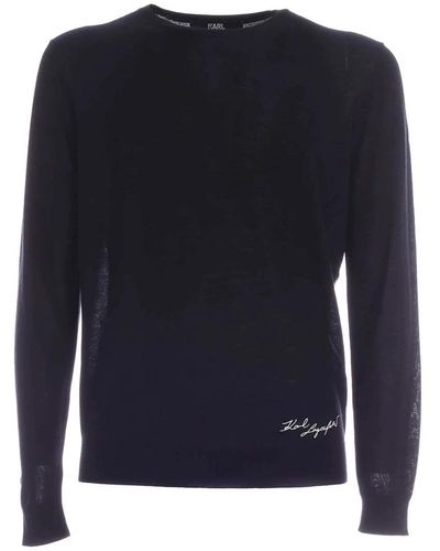 Karl Lagerfeld Cachemire sweater - Blu