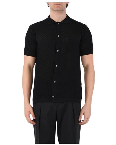 Tagliatore Shirts > short sleeve shirts - Noir