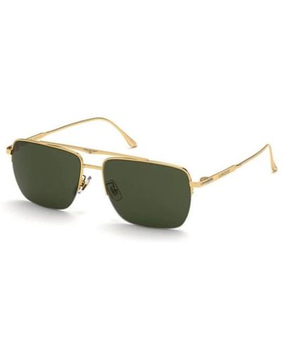 Longines Goldrahmen stilvolle sonnenbrille - Grün
