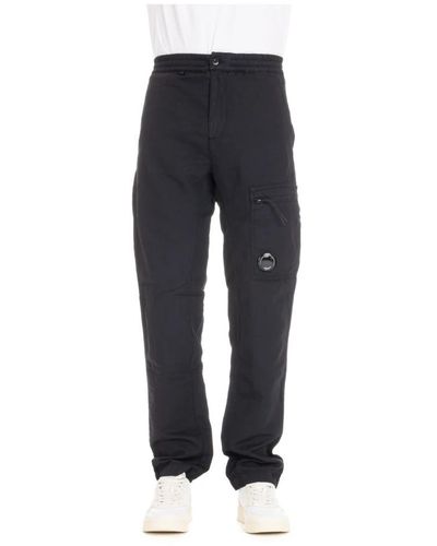 C.P. Company Straight Trousers - Blue