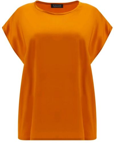 Gianluca Capannolo Blouses & shirts > blouses - Orange