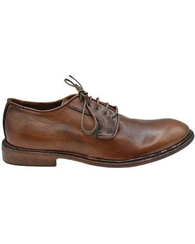 Ernesto Dolani Shoes > flats > laced shoes - Marron
