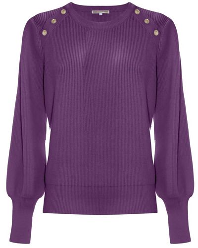 Kocca Knitwear > round-neck knitwear - Violet