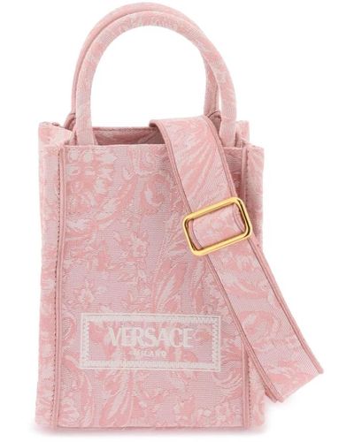 Versace Barocco mini tote tasche - Pink