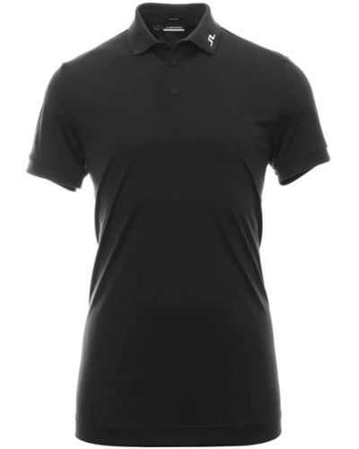 J.Lindeberg Polo Shirts - Black