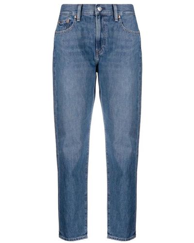 Polo Ralph Lauren Graue straight jeans casual stil - Blau