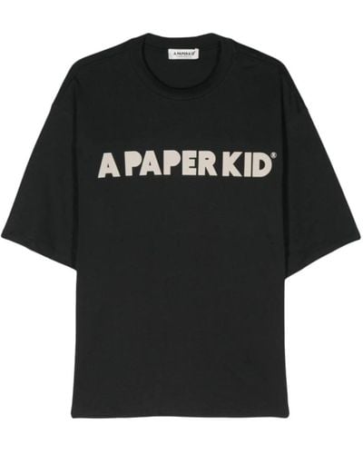 A PAPER KID T-shirts - Schwarz