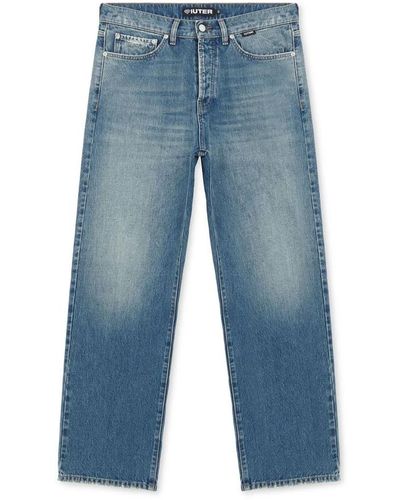 Iuter Jeans > straight jeans - Bleu