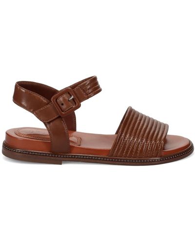 Lorenzo Masiero Shoes > sandals > flat sandals - Marron
