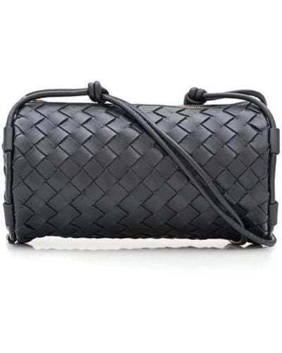 Bottega Veneta Stilvolle lederhandtasche für den täglichen gebrauch - Grau