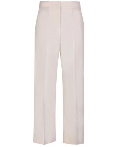 MSGM Wide Trousers - White