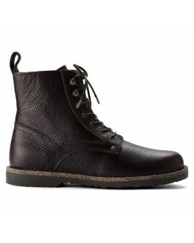 Birkenstock Bryson natural leather boots - Noir