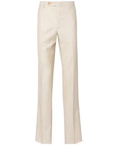 Rota Straight Trousers - Natural