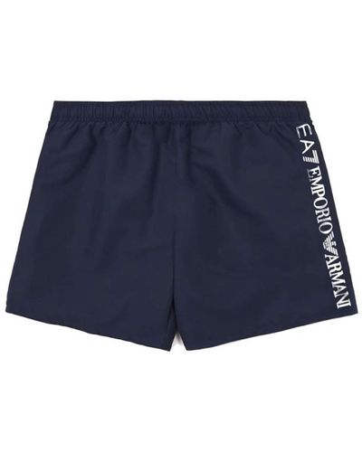 Emporio Armani Swimwear > beachwear - Bleu