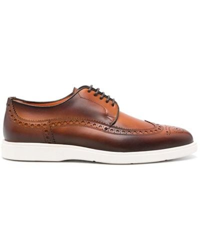 Santoni Laced Shoes - Brown