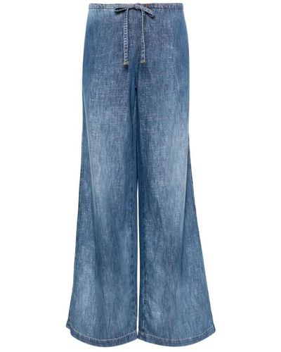 Ermanno Scervino Wide Jeans - Blue
