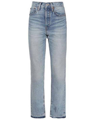 RE/DONE Straight Jeans - Blue