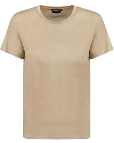 Tom Ford T-Shirts - Natural