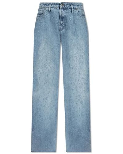 Halfboy High-waist-jeans - Blau