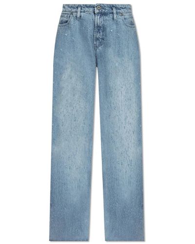 Halfboy Jeans > wide jeans - Bleu