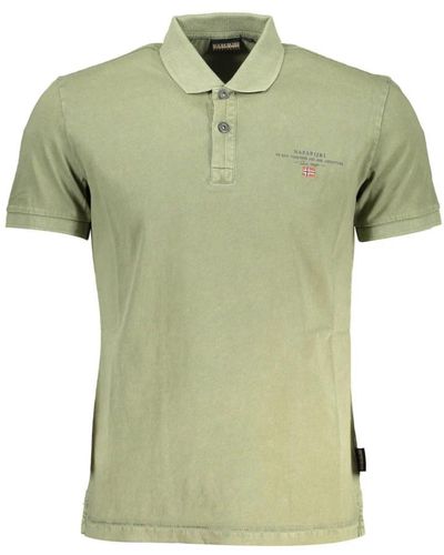 Napapijri Polo Shirts - Green