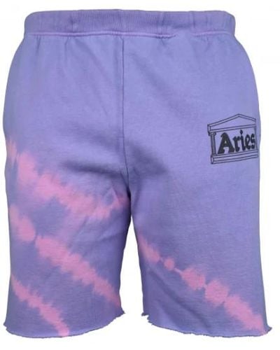Aries Shorts > casual shorts - Violet