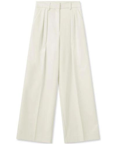 Mos Mosh Wide Trousers - White