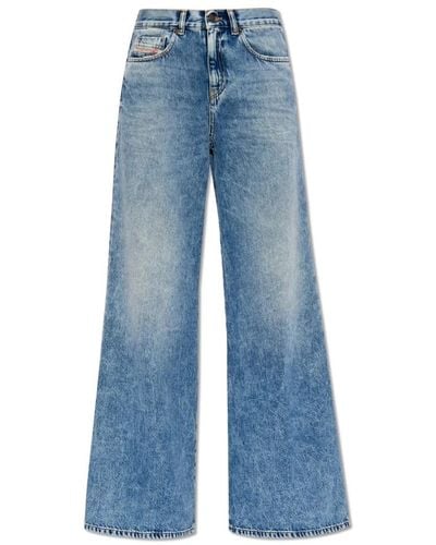 DIESEL Jeans > wide jeans - Bleu