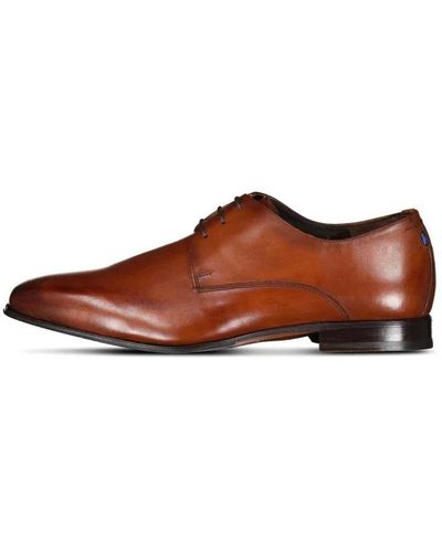van Bommel Shoes > flats > business shoes - Marron
