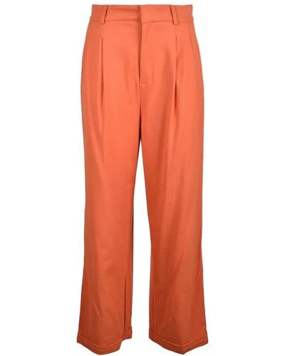 WEILI ZHENG Wide Trousers - Orange