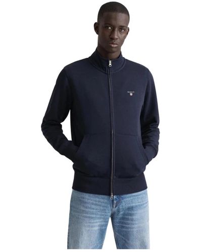 GANT Sweatshirts & hoodies > zip-throughs - Bleu