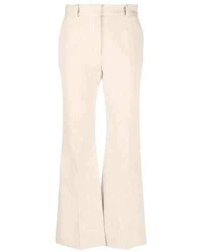 JOSEPH Wide Trousers - Natural