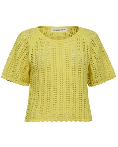 Designers Remix Round-neck knitwear - Gelb