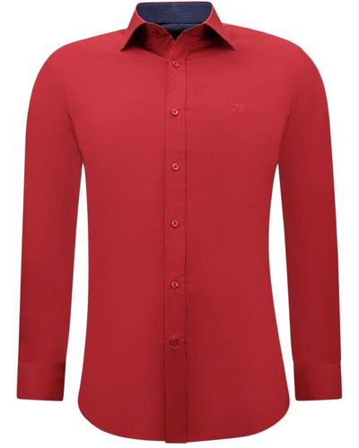 Gentile Bellini Formal Shirts - Red