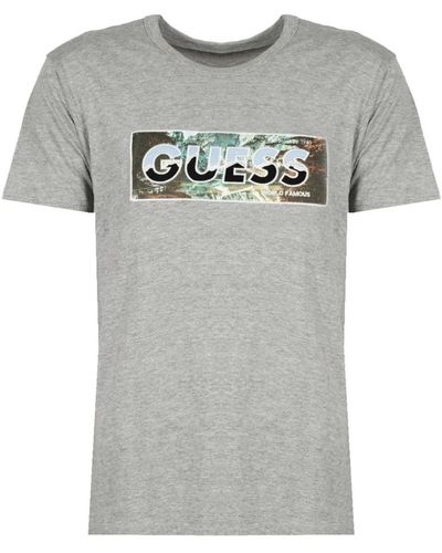 Guess Tops > t-shirts - Gris