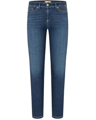 Cambio Cropped piper jeans - Blu