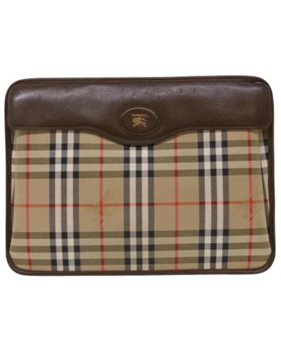 Burberry Pre-owned > pre-owned bags > pre-owned clutches - Marron
