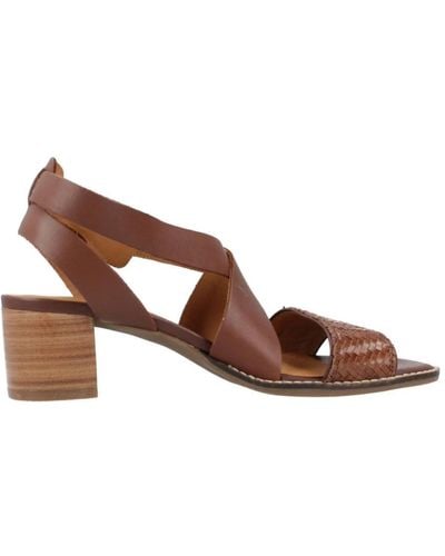 Geox Shoes > sandals > high heel sandals - Marron