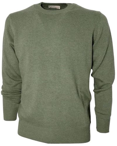 Cashmere Company Round-Neck Knitwear - Green