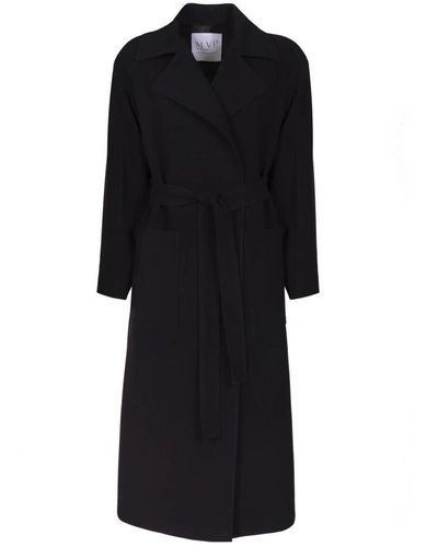 MVP WARDROBE Coats > belted coats - Noir