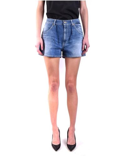 Dondup Shorts de mezclilla elegantes para mujeres - Azul
