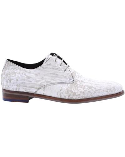 Floris Van Bommel Crupet scarpa con lacci - Bianco