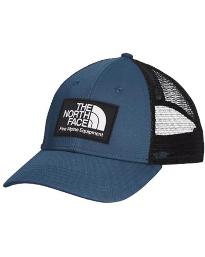 The North Face Blaue trucker mudder kappe