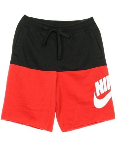 Nike Alumni club shorts schwarz/rot/weiß