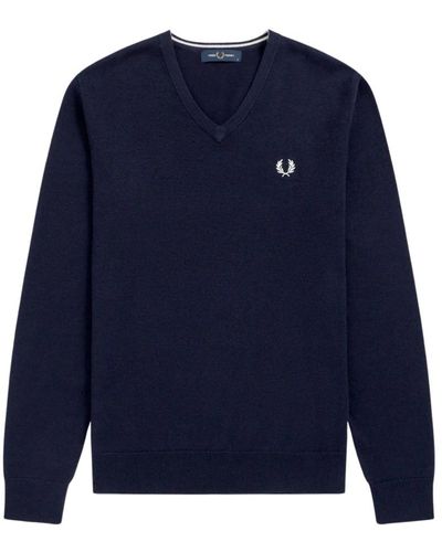 Fred Perry Gilets - - Heren - Blauw