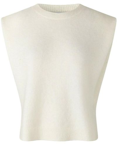 Just Female Coldy knit vest - Bianco