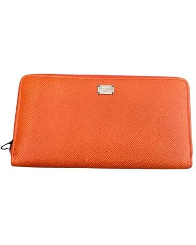 Dolce & Gabbana Wallets & Cardholders - Orange